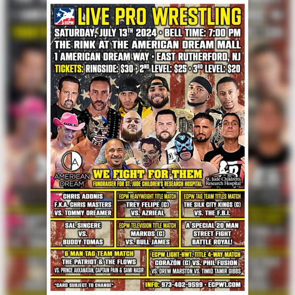 ecpw wrestling american dream