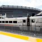 NJ Transit train to metlife Stadium