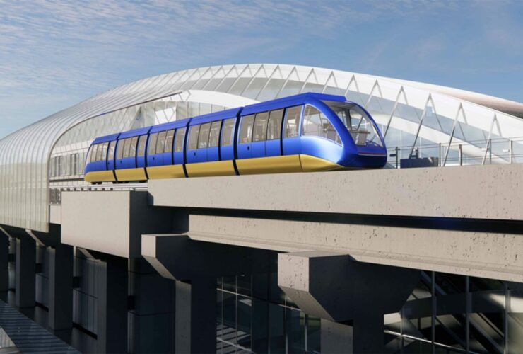 Newark AirTrain rendering