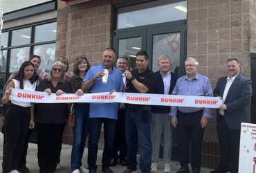jimmy johns dunkin ribbon cutting