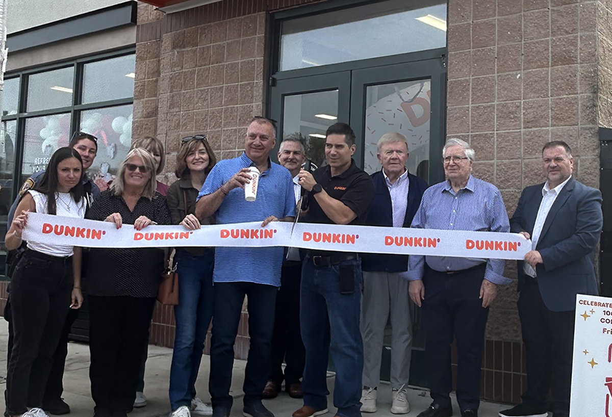 jimmy johns dunkin ribbon cutting